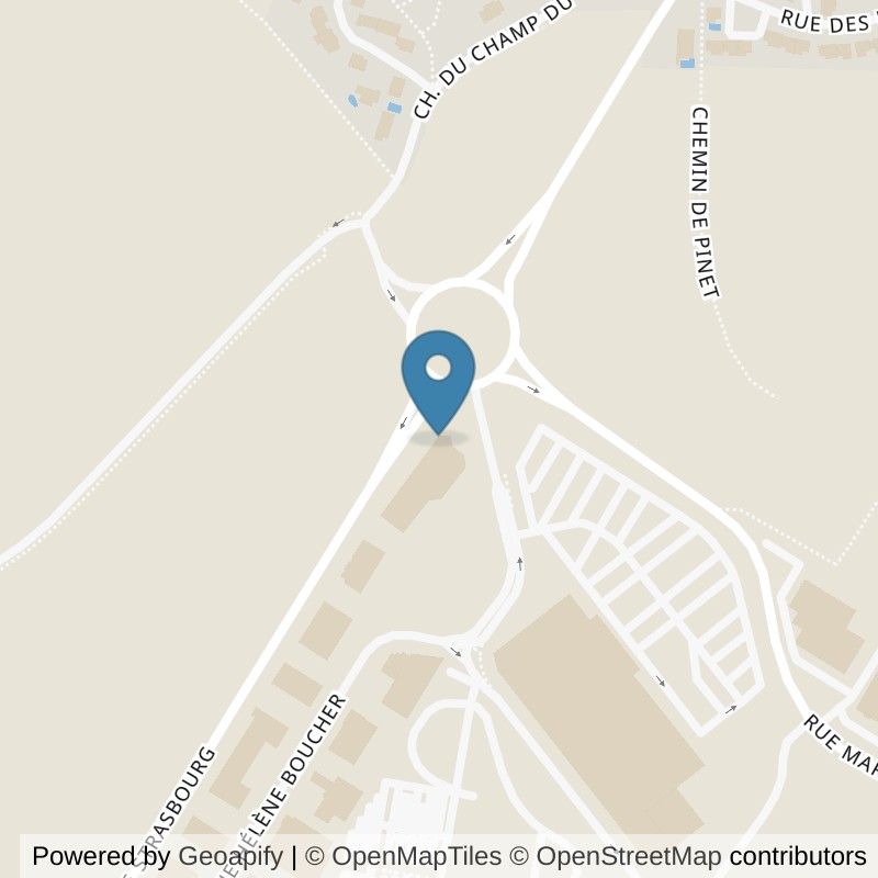 Map: location of L'Appart Fitness Rillieux-la-Pape in Rillieux-la-Pape