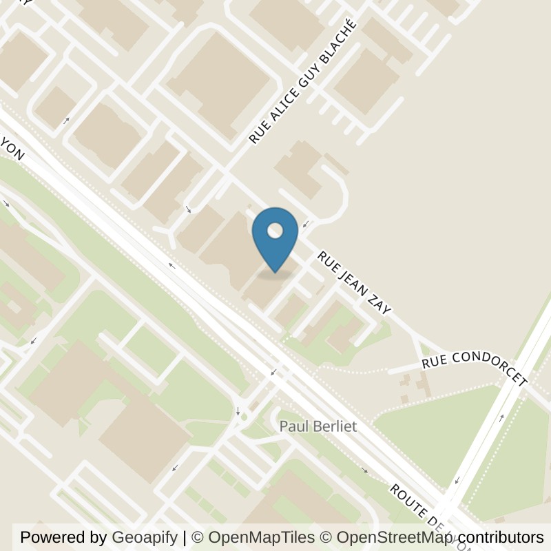 Map: location of L'Appart Fitness Saint-Priest in Saint-Priest