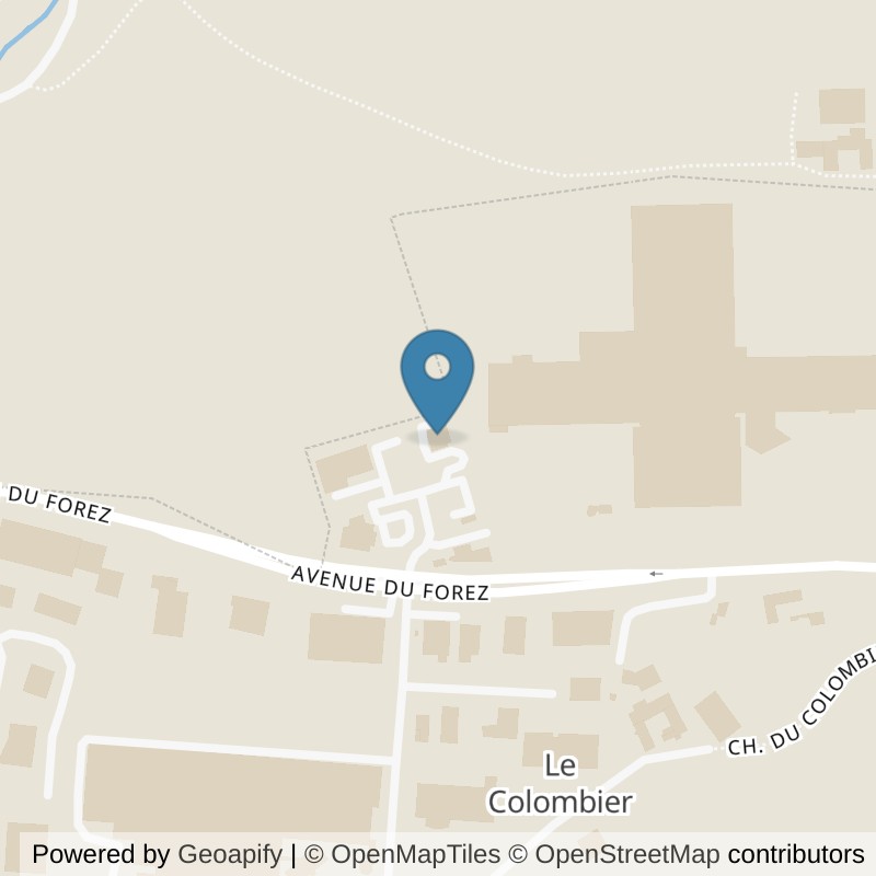 Map: location of L'Appart Fitness Saint Symphorien-sur-Coise in Saint-Symphorien-sur-Coise