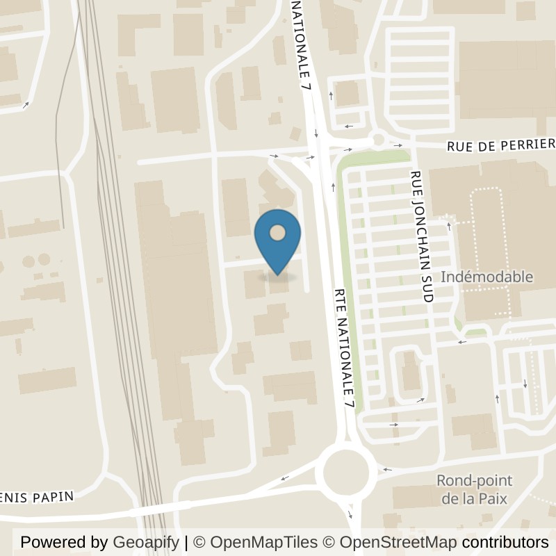 Map: location of L'Appart Fitness Salaise-sur-Sanne in Salaise-sur-Sanne