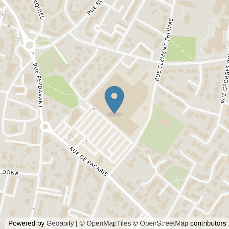 Map: location of L'Appart Fitness Talence in Talence