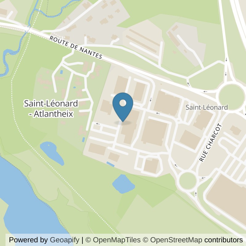 Map: location of L'Appart Fitness Vannes in Theix-Noyalo