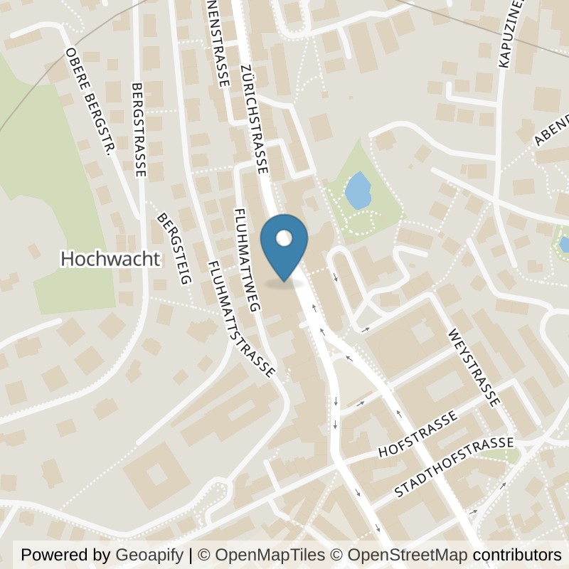 Map: location of laSuite fitnessclub 24/7 in Luzern