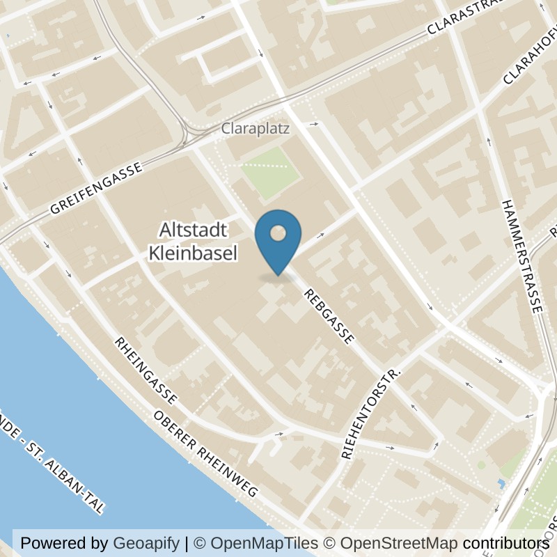 Map: location of LB Fitness Group AG in Basel