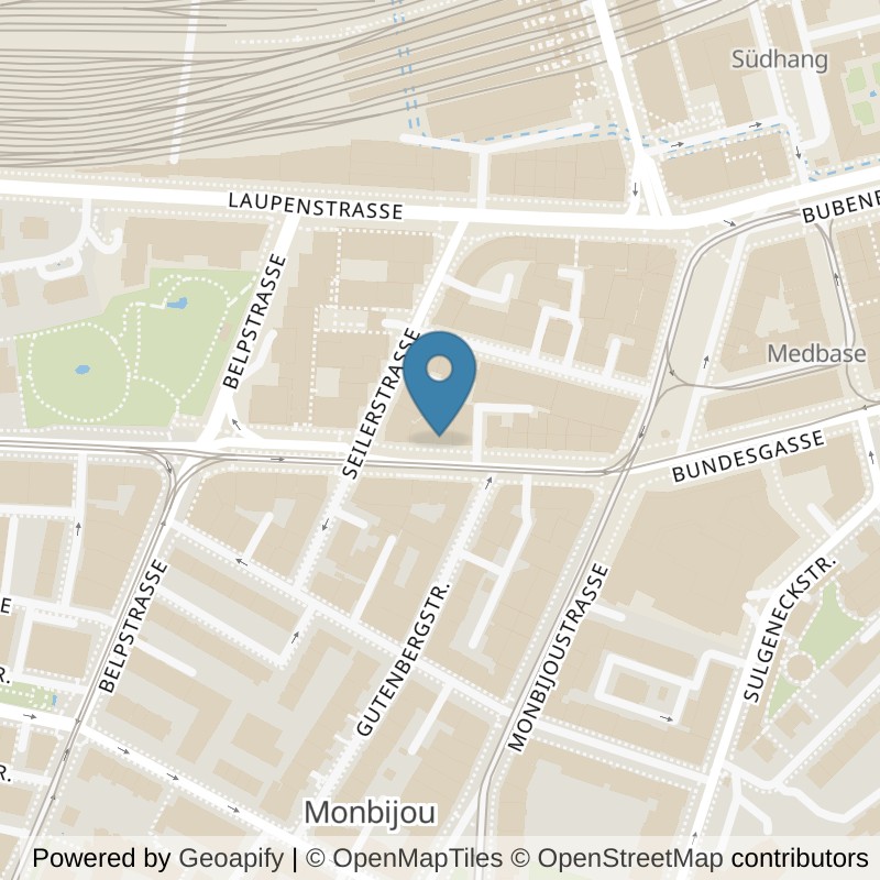 Map: location of Let's Go Fitness Bern (City) in Bern