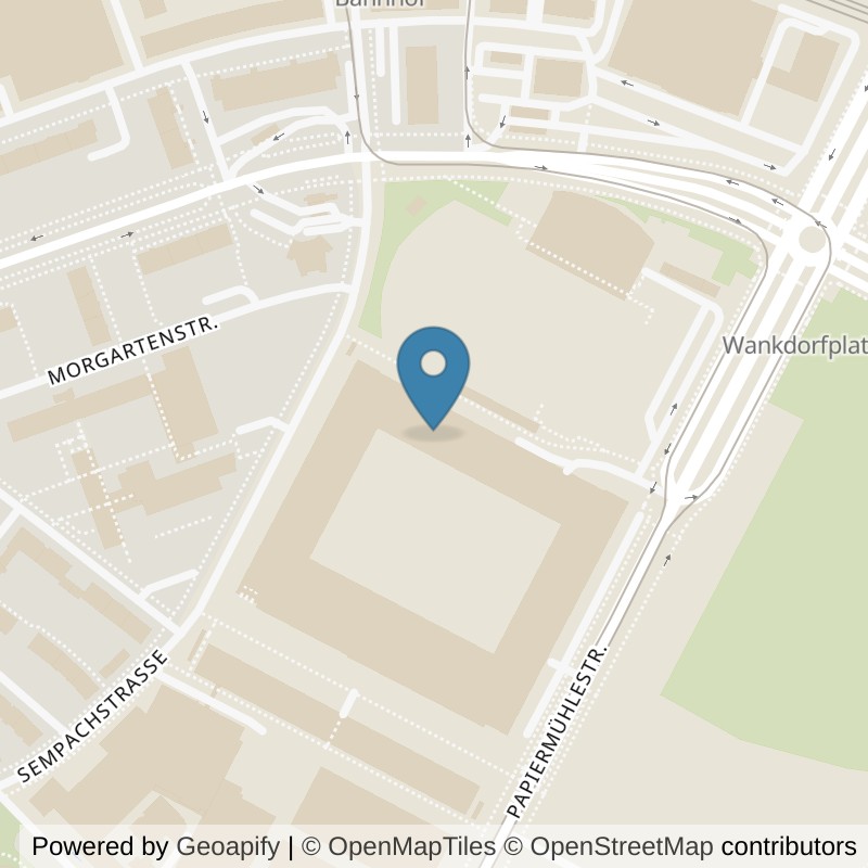 Map: location of Let's Go Fitness Bern (Wankdorf) in Bern