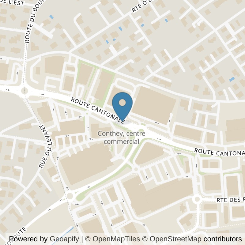 Map: location of Let's Go Fitness Conthey in Conthey