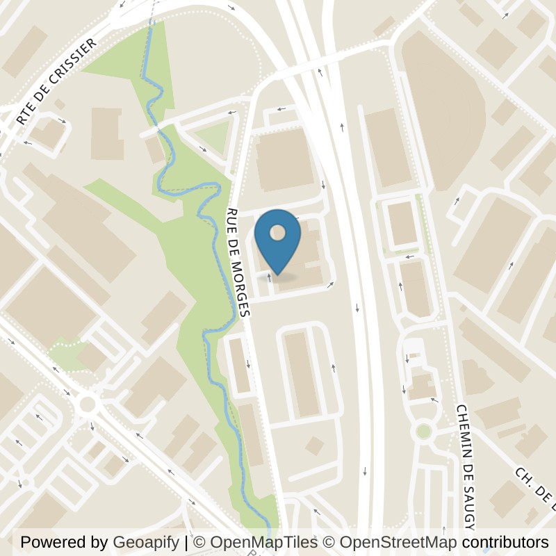 Map: location of Let's Go Fitness Crissier in Crissier