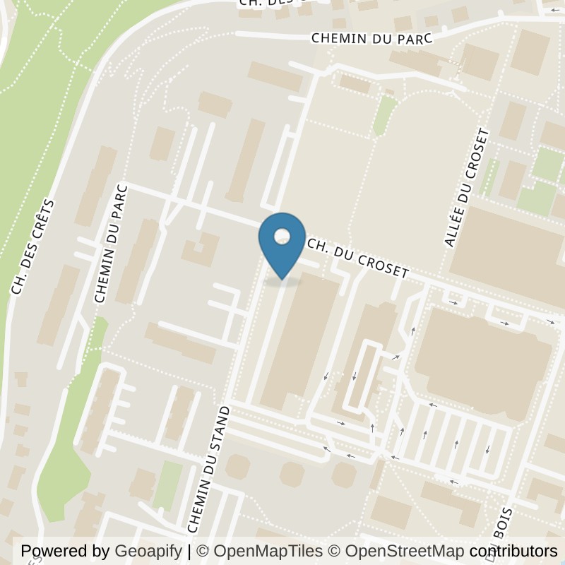 Map: location of Let's Go Fitness Ecublens in Ecublens