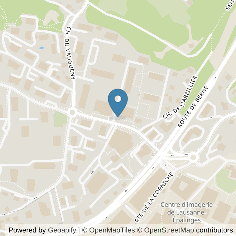 Map: location of Let's Go Fitness Epalinges in Epalinges