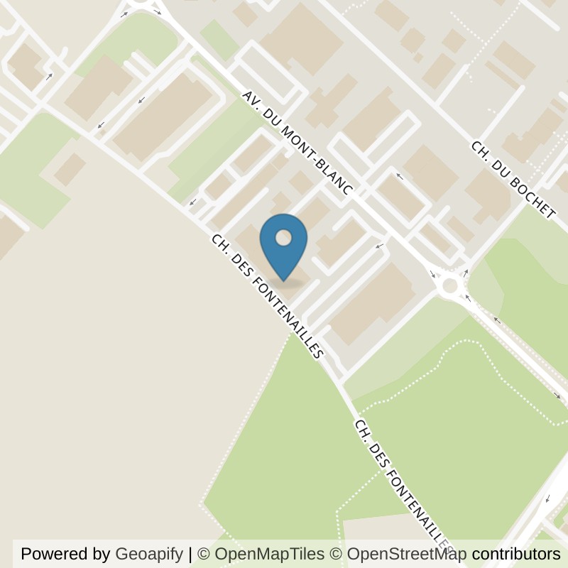 Map: location of Let's Go Fitness Gland in Gland