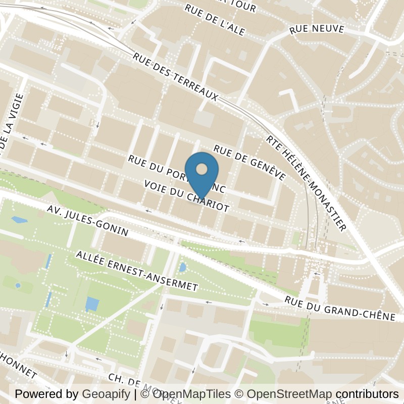 Map: location of Let's Go Fitness Lausanne (Flon) in Lausanne