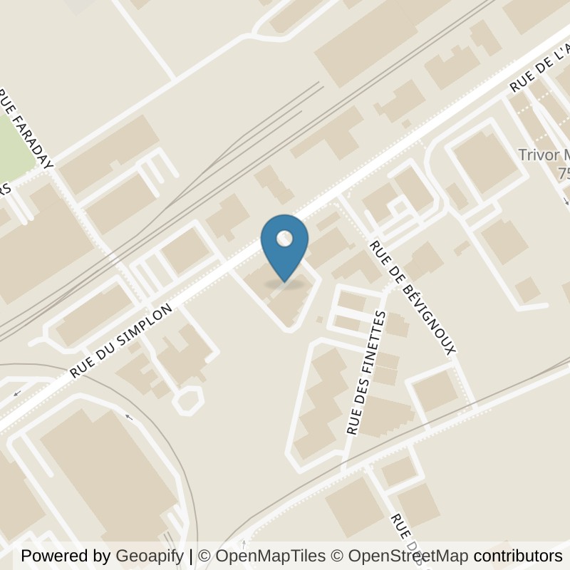 Map: location of Let's Go Fitness Martigny in Martigny
