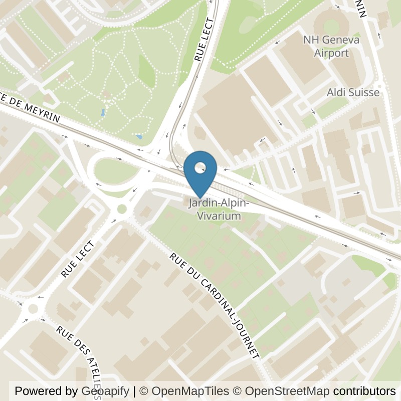Map: location of Let's Go Fitness Meyrin in Meyrin