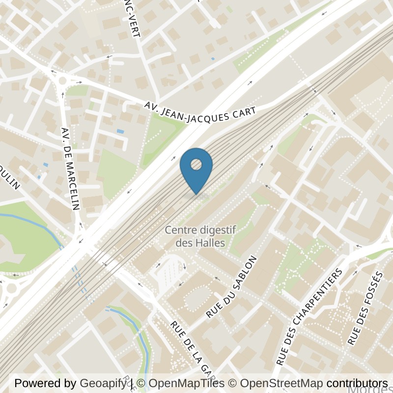 Map: location of Let's Go Fitness Morges in Morges