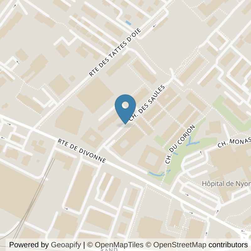 Map: location of Let's Go Fitness Nyon in Nyon