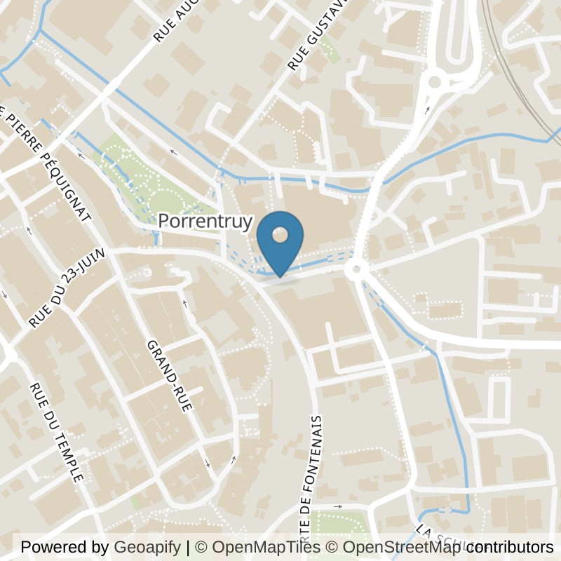 Map: location of Let's Go Fitness Porrentruy in Porrentruy