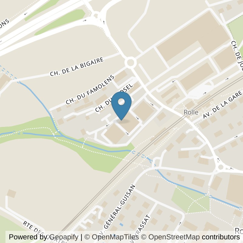 Map: location of Let's Go Fitness Rolle in Rolle