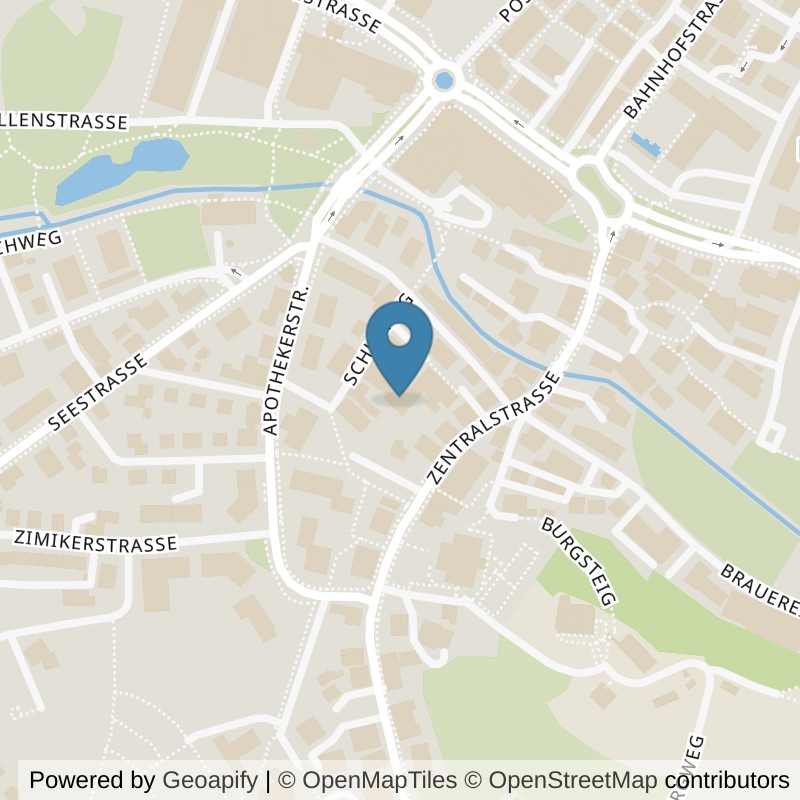 Map: location of Let's Go Fitness Uster in Uster