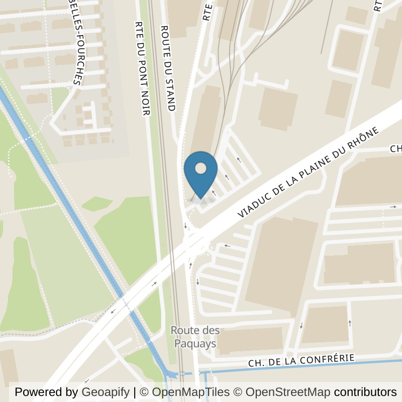 Map: location of Let's Go Fitness Villeneuve in Villeneuve