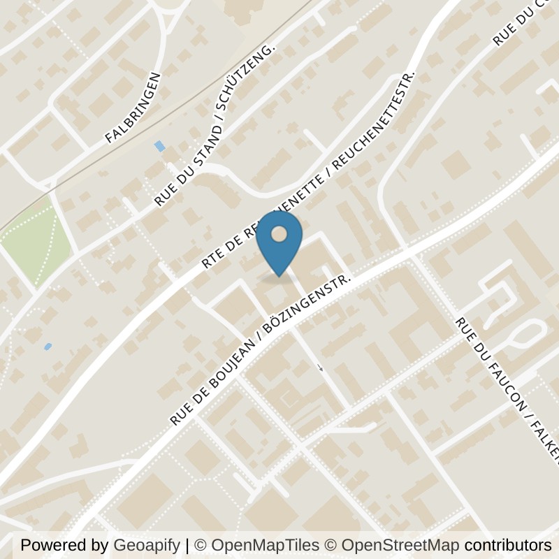 Map: location of Level Up Gym in Biel