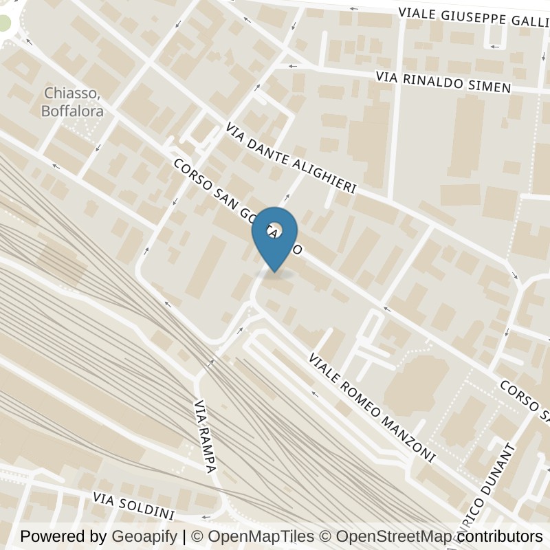 Map: location of Life Changer Just Training in Chiasso