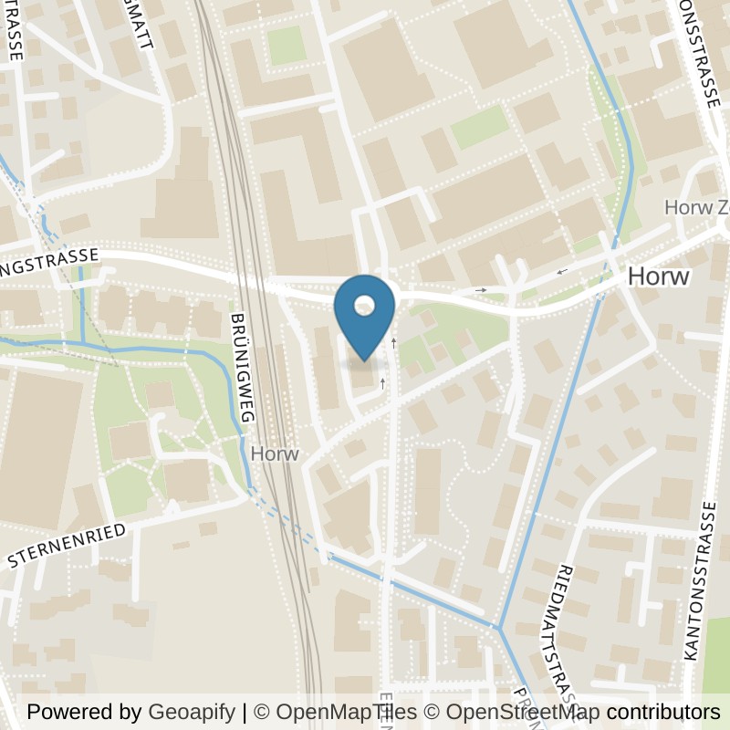 Map: location of LifeFitness24.ch in Horw