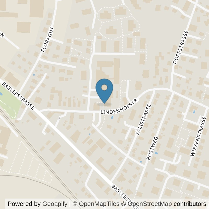 Map: location of Lindenhof Oftringen in Oftringen