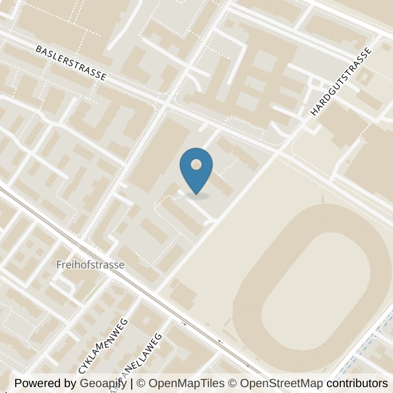 Map: location of Lionsoul Zürich 24H Fitness in Zürich