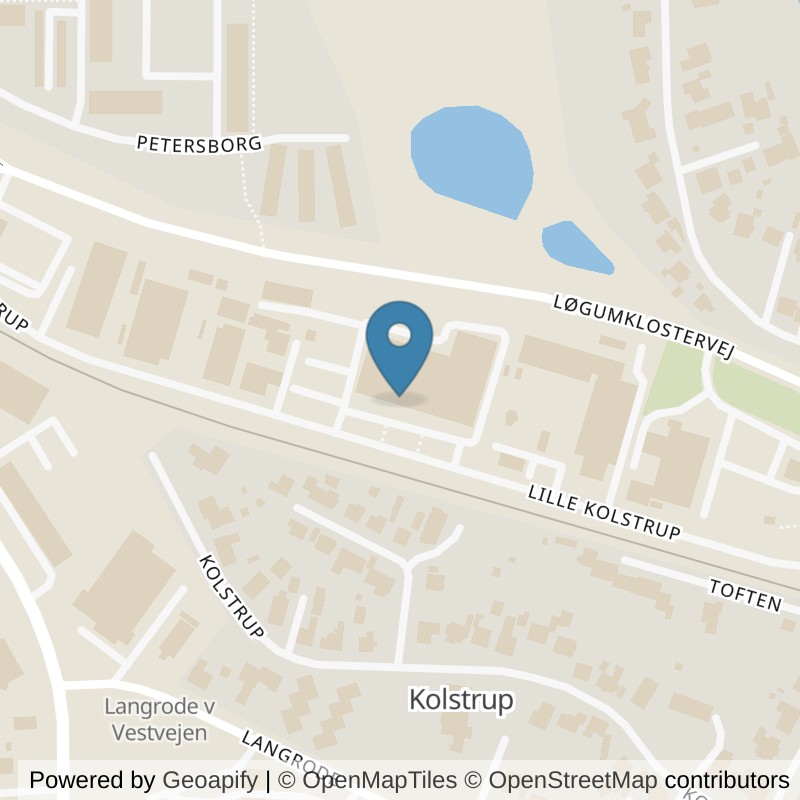 Map: location of Local Fitness Aabenraa - Frøforsyningen in Aabenraa