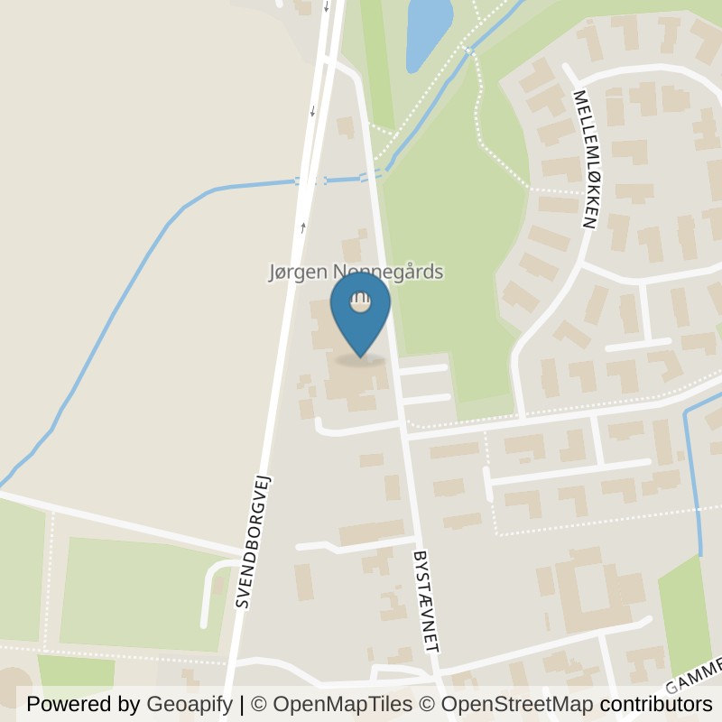 Map: location of Local Fitness Årslev in Årslev