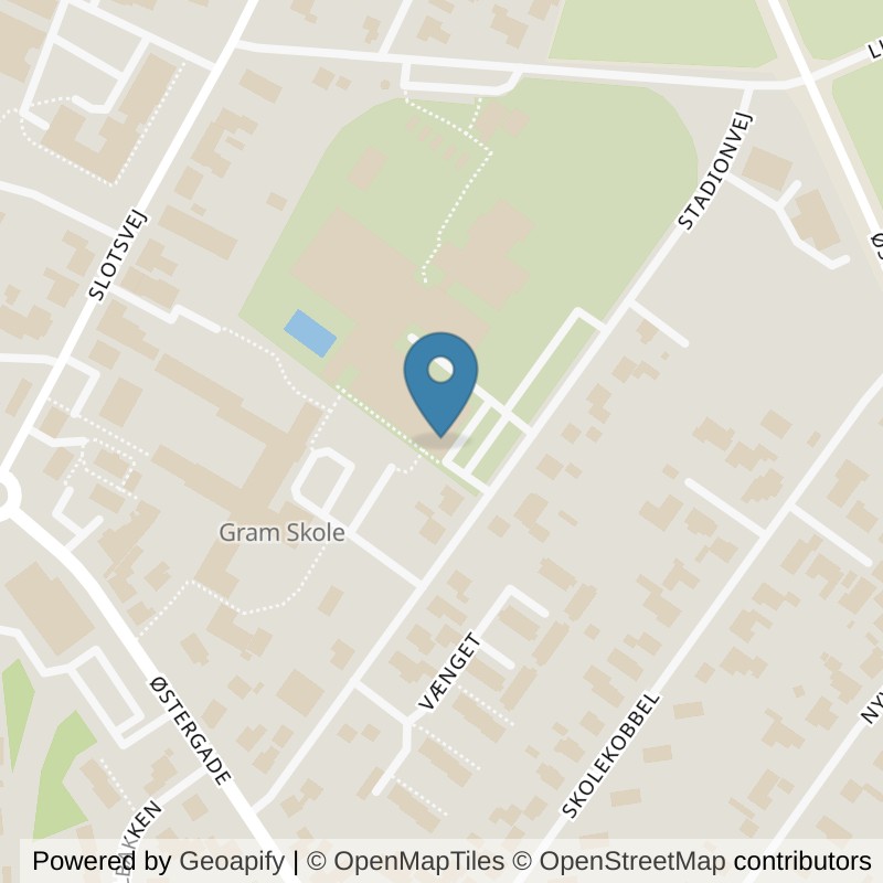 Map: location of Local Fitness Gram in Gram