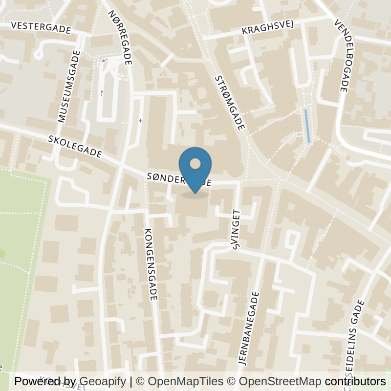 Map: location of Local Fitness Hjørring in Hjørring