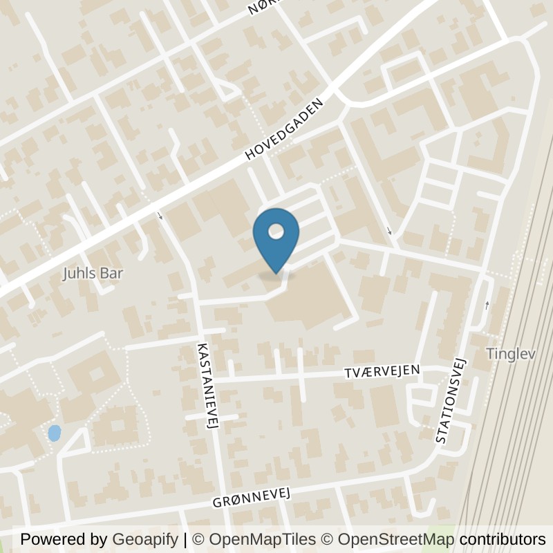 Map: location of Local Fitness Tinglev in Tinglev
