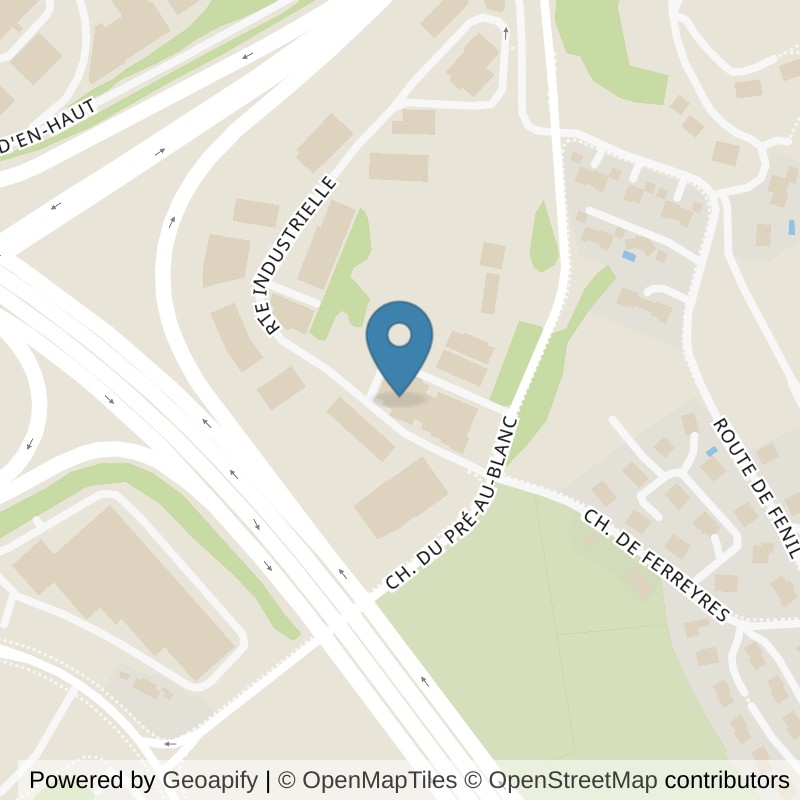 Map: location of Log3 Fitness_Spa in Saint-Légier-La Chiésaz