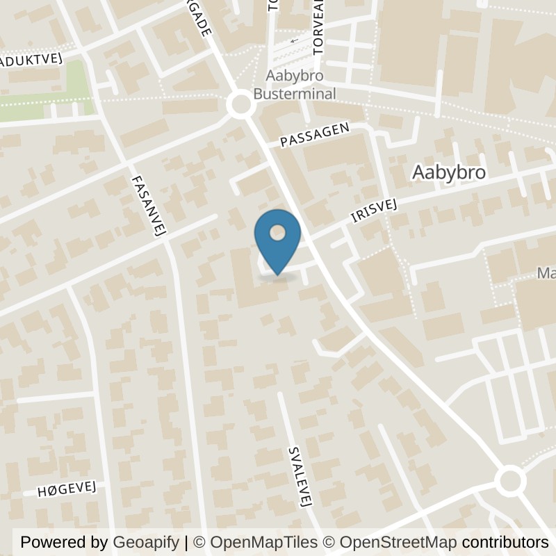 Map: location of LOOP Aabybro in Aabybro