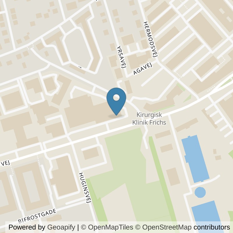 Map: location of LOOP Aarhus C in Åbyhøj