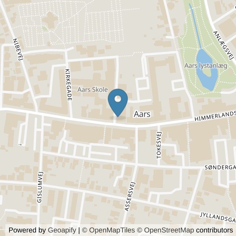 Map: location of LOOP Aars in Aars