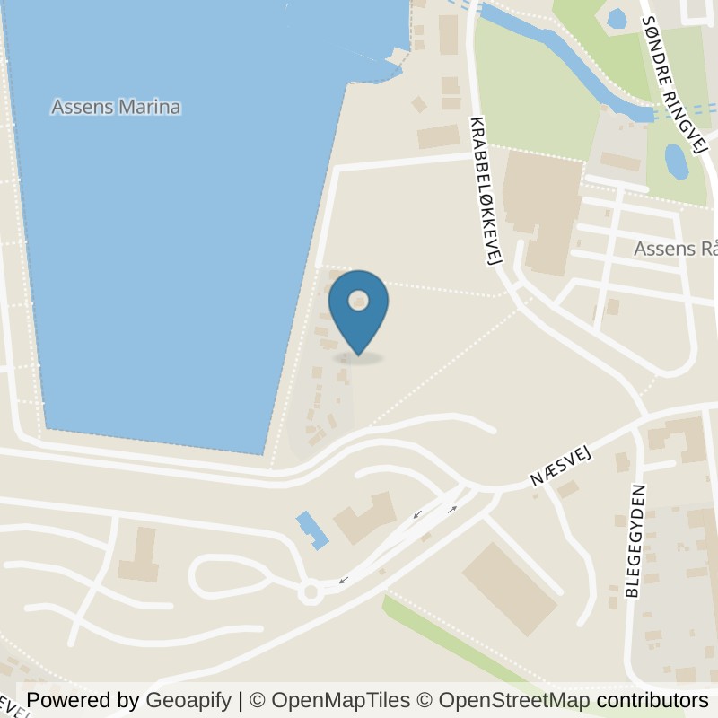 Map: location of LOOP Assens in Assens