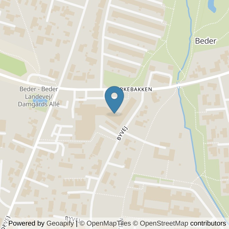 Map: location of LOOP Beder in Beder