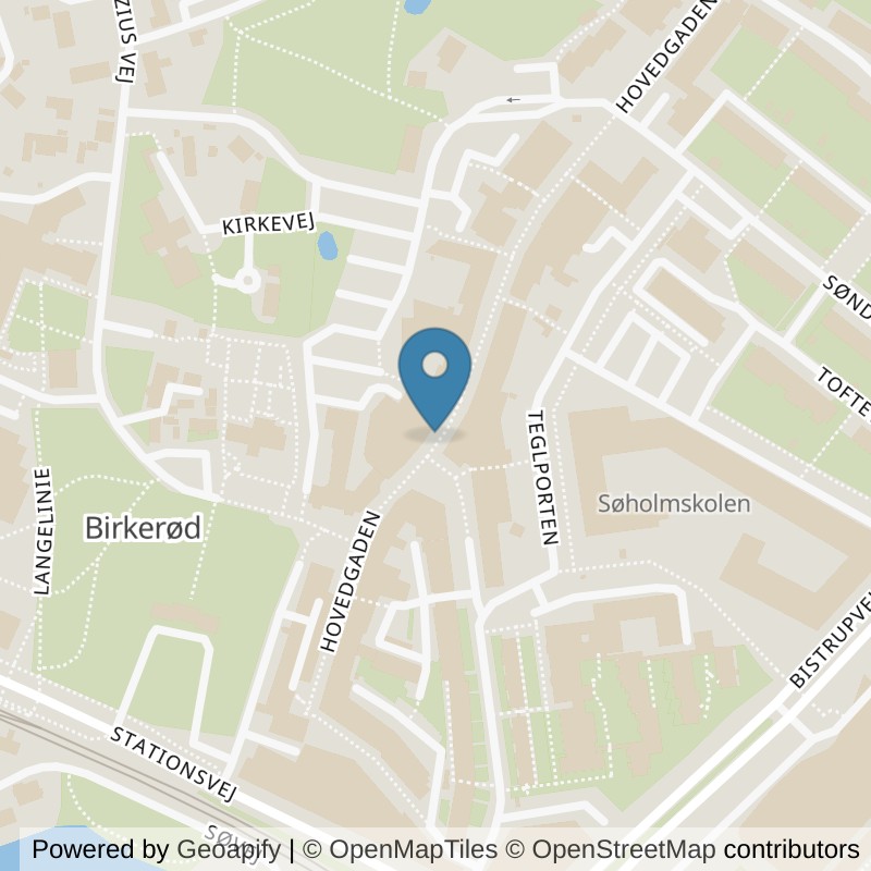 Map: location of LOOP Birkerød in Birkerød