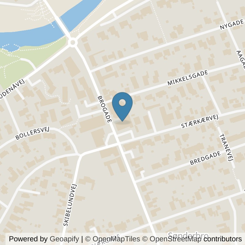 Map: location of LOOP Bjerringbro in Bjerringbro