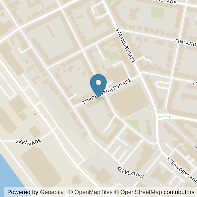 Map: location of LOOP Esbjerg in Esbjerg