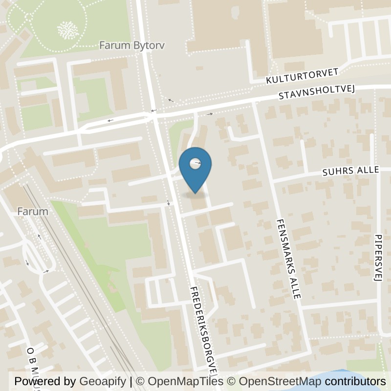 Map: location of LOOP Farum in Farum