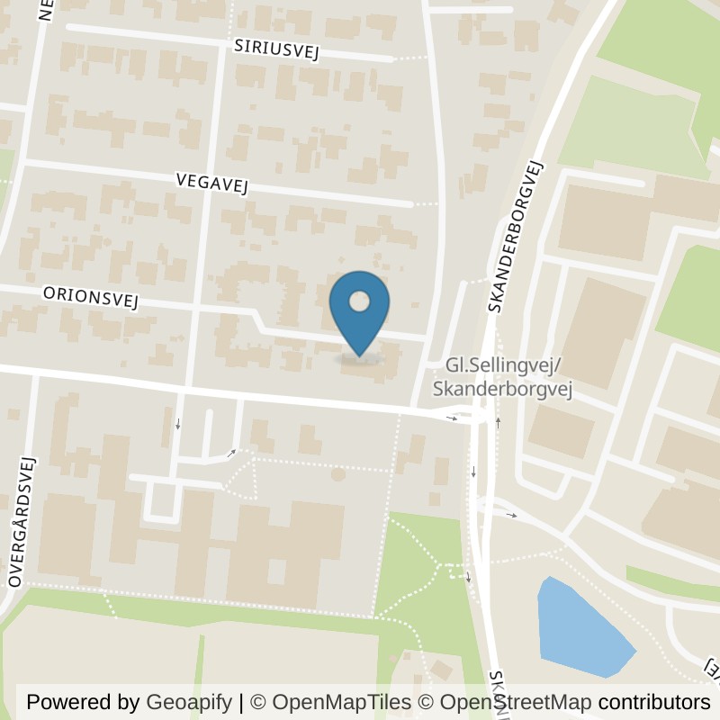 Map: location of LOOP Hadsten in Hadsten