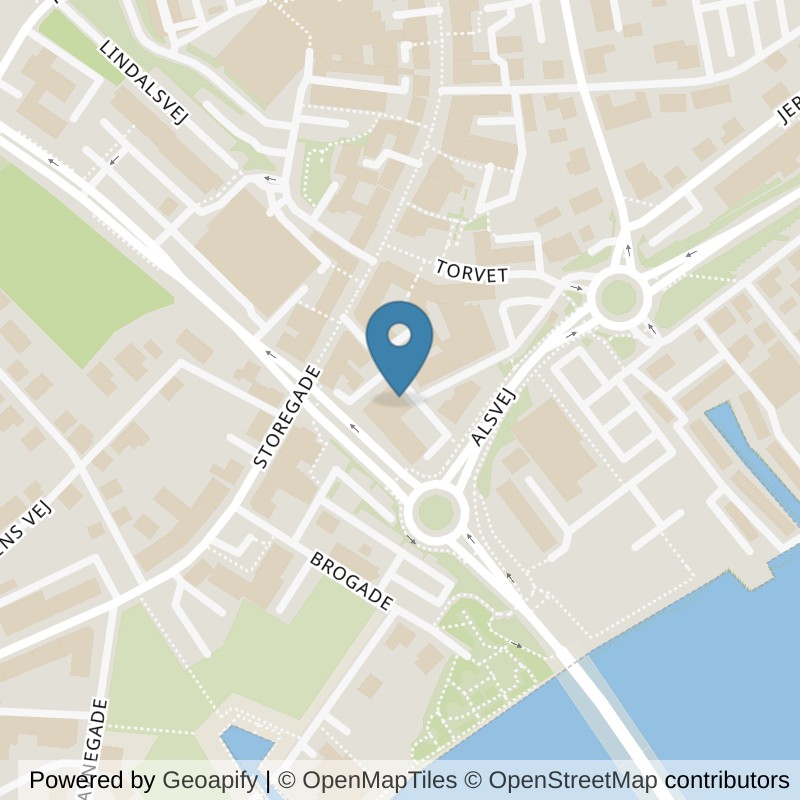 Map: location of LOOP Hadsund in Hadsund