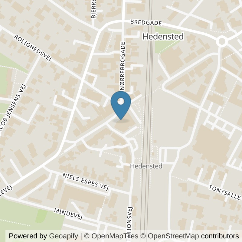 Map: location of LOOP Hedensted in Hedensted