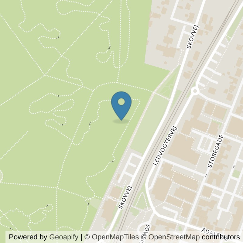 Map: location of LOOP Hinnerup in Hinnerup