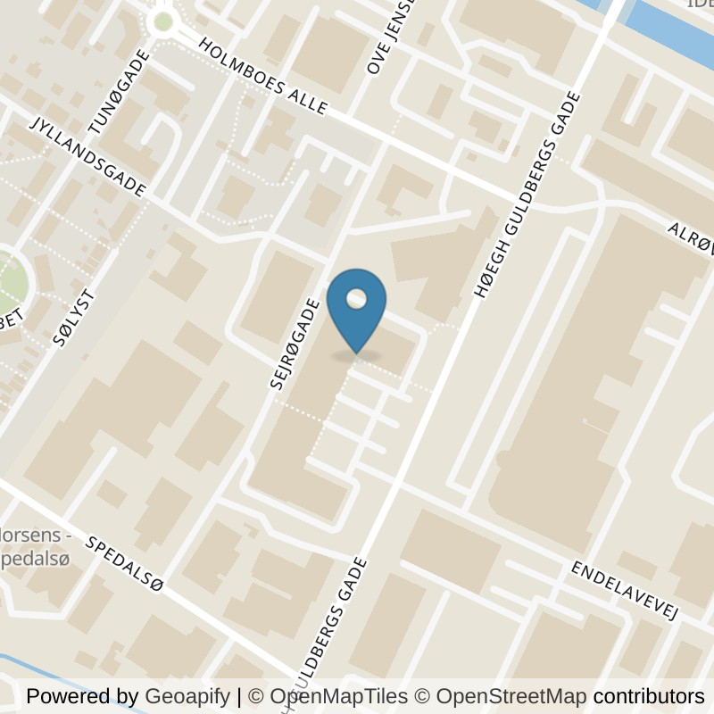 Map: location of LOOP Horsens in Horsens