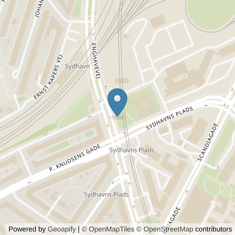 Map: location of LOOP Sydhavns Plads in København